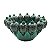 Cachepot Shabby G com abacaxis verde hera - Imagem 1