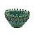 Cachepot Shabby M com mini abacaxis verde hera - Imagem 1