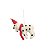 Enfeite árvore Natal cachorro em feltro - Imagem 1