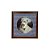 Quadro cachorro frenchie xadrez - Imagem 1