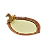 Petisqueira com aplique de cavalo na borda - Imagem 1