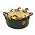 Cachepot com apliques de cavalo e couro - Imagem 1