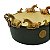 Cachepot com apliques de cavalo e couro - Imagem 3