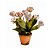 Vaso de tulipas com hastes em cobre - Imagem 1