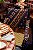 Par de cadeiras em bambu com tecido kilim - Imagem 2