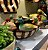 Cachepot xadrez com aplique patos coloridos - Imagem 1