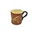 Caneca marrom com aplique de cavalo - Imagem 1