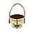 Cachepot estilo balde com alça de couro - Imagem 1