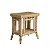 Mesa lateral rattan trabalhada dois andares - Imagem 1