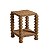 Mesa lateral bolas em rattan e ferro - Imagem 1