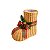 Bota Papai Noel em rattan (35 cm) - Imagem 1