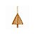 Pendente Natal pinheiro em rattan - Imagem 1