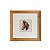 Quadro perfil cavalo marrom (40x40 cm) - Imagem 1