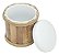 Kit para banheiro em cerâmica e bambu - Imagem 5