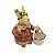 Coelha com Cesta na Mão e Rosas na Cabeça em cerâmica Zanatta Casa - Imagem 1