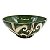 Cachepot Ikat Verde M Zanatta Casa - Imagem 1