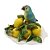Pássaro na Folha com Limões em cerâmica Zanatta Casa - Imagem 1