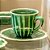 Xícara de chá casual verde com faiança Zanatta Casa - Imagem 2