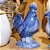 Mini escultura em cerâmica galo azul Zanatta Casa - Imagem 2