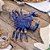 Caranguejo de mesa azul G AZUL Zanatta Casa - Imagem 3