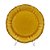 Prato raso cereja amarelo mostarda Zanatta Casa (cj 4) - Imagem 1