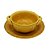 Bowl para consommé amarelo mostarda Zanatta Casa - Imagem 1