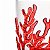 Copo alto acrílico coral vermelho (cj com 6) - Imagem 2