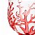 Taça acrílico coral vermelho (cj com 6) - Imagem 3