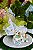 Porta guardanapo casal de coelhos verde água xadrez - Imagem 3