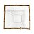 Saladeira quadrada G bambu e vidro - Imagem 2