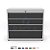 Gaveteiro Industrial Modular 4 Gavetas 1000X900X550MM BA-0910 ERGOFLEX  BRACLAY - Imagem 2