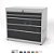 Gaveteiro Industrial Modular 5 Gavetas 1000X900X550MM BA-0810 ERGOFLEX BRACLAY - Imagem 3