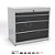 Gaveteiro Industrial Modular 4 Gavetas 1000X900X550MM BA-1010 ERGOFLEX BRACLAY - Imagem 1