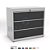 Gaveteiro Industrial Modular 3 Gavetas 1000X900X550MM BA-1110 ERGOFLEX BRACLAY - Imagem 1