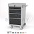 Carrinho para Ferramentas 4 Gavetas 500X860X550MM BM-0450 ERGOFLEX  BRACLAY - Imagem 3