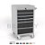 Carrinho para Ferramentas 6 Gavetas 500X860X550MM BM-0750 ERGOFLEX  BRACLAY - Imagem 1
