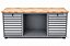 Bancada industrial para serviços c/ 16 gavetas BRA-10127 BRACLAY - Imagem 1