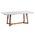 MESA DE JANTAR LOFT VIDRO OFF WHITE - Imagem 2