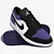 Tênis Air Jordan 1 Low Court Purple - Imagem 2
