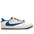Tênis Air Jordan 1 Low x Travis Scott x Fragment 'Sail Military Blue' - Imagem 3