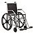 Cadeira de Rodas 1009 Roda Nylon Pneu Maciço Jaguaribe - Imagem 1