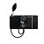 Kit Estetoscópio Professional Black Edition Rosa Spirit + Aparelho de Pressão Adulto Nylon Velcro Preto Plus AP0848 BIC - Imagem 3