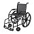 Cadeira de Rodas Simples PL001 40cm Pneu Maciço Prolife - Imagem 1