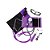 Kit Acadêmico Roxo c/5 itens PAMED - Imagem 1