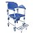 Cadeira de Banho D60 Alumínio com Assento Estofado e Coletor DELLAMED - Imagem 1