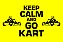 Capacho Frase - Kart Keep Calm Fundo Amarelo - Imagem 1