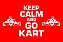 Tapete Capacho - Kart Keep Calm Vermelho II - Imagem 1