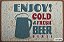 Capacho Frase - Enjoy Beer - Imagem 2