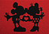 Capacho - Mickey e  Minnie Se Beijando - Imagem 2