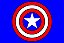Capacho Personagem - Capitão América Escudo Azul Escuro - Imagem 3